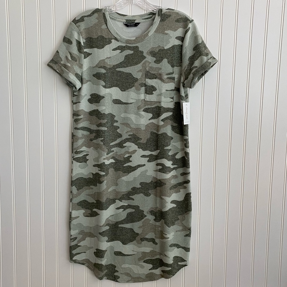Lucky Brand cloud soft camo pattern dress SIZE XS